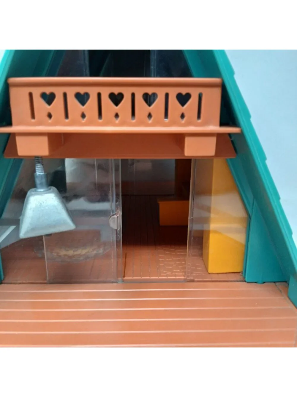 Vintage Fisher Price Little People Play Family A Frame House 1970s 990 #1-1